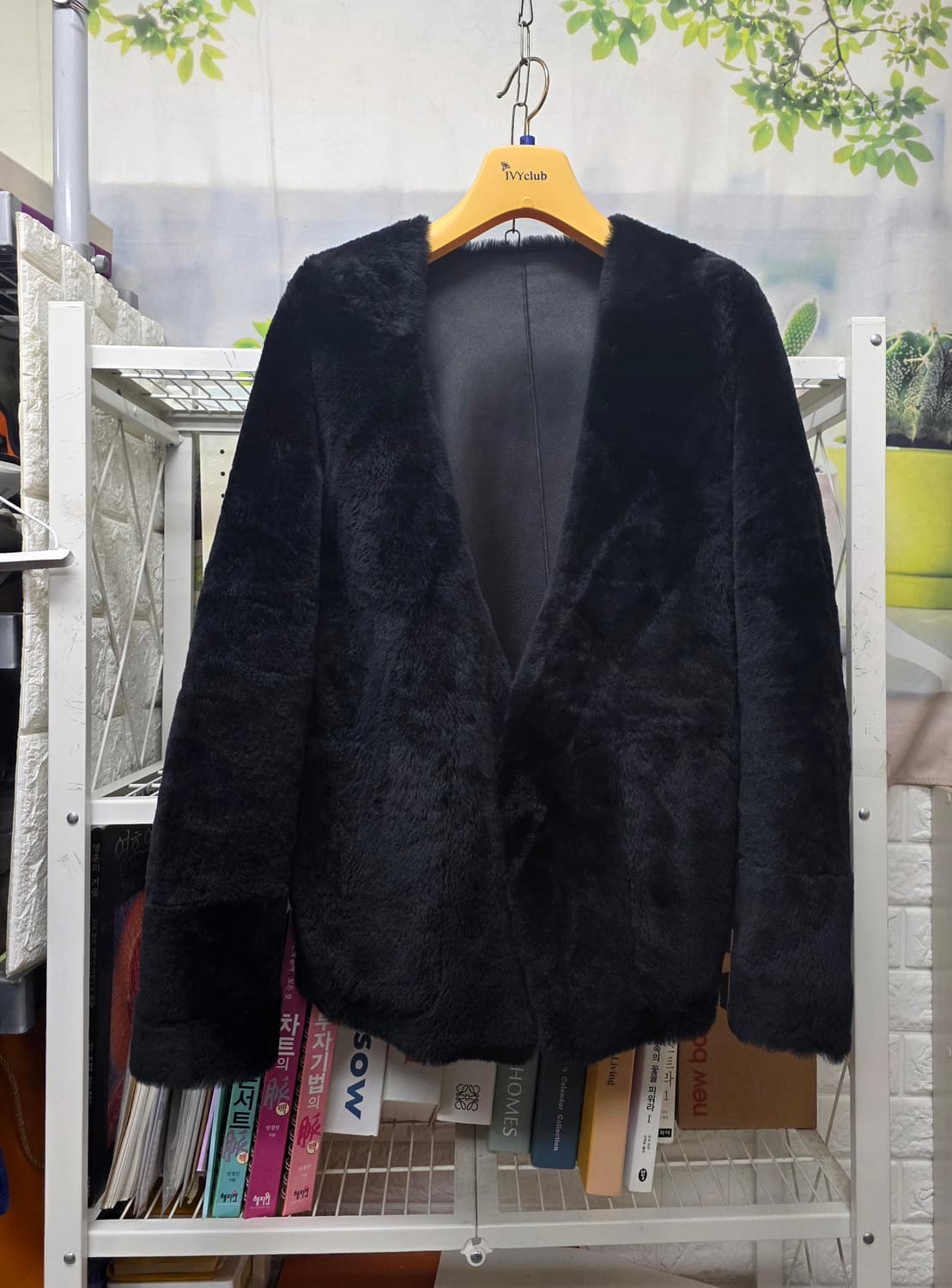 로보 여성 양면무스탕 슬림55 양가죽 양털 리버시블 무스탕 AD36 상품이미지2