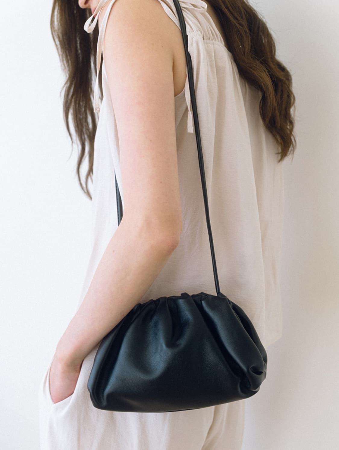 라미네즈 Wrinle Mini Bag - Black 상품이미지4