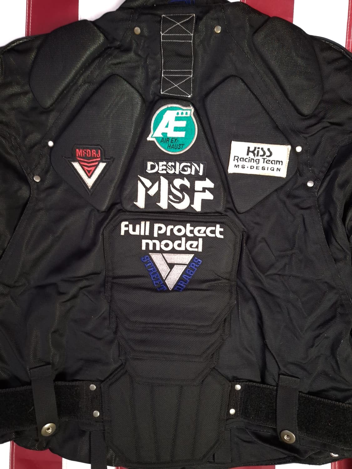 오리지날 90's 일본판 키스 KISS 레이싱 라이더자켓  상품이미지10