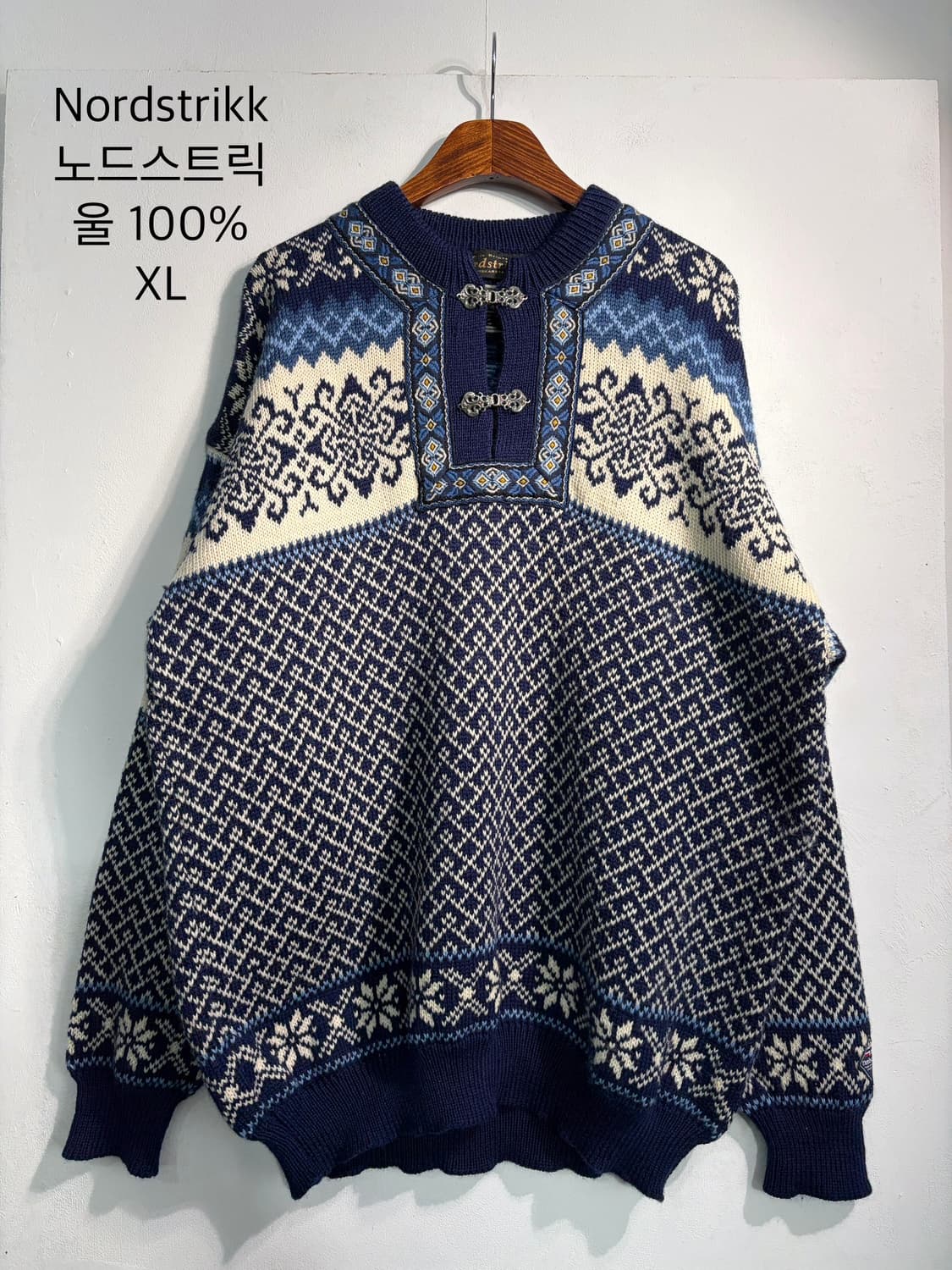 [XL] Nordstrikk 노드스트릭 노르딕 니트 울100% 상품이미지1