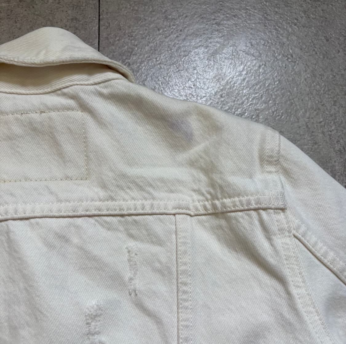 리바이스 화이트 데님 자켓(오늘까지만 판매) 상품이미지4