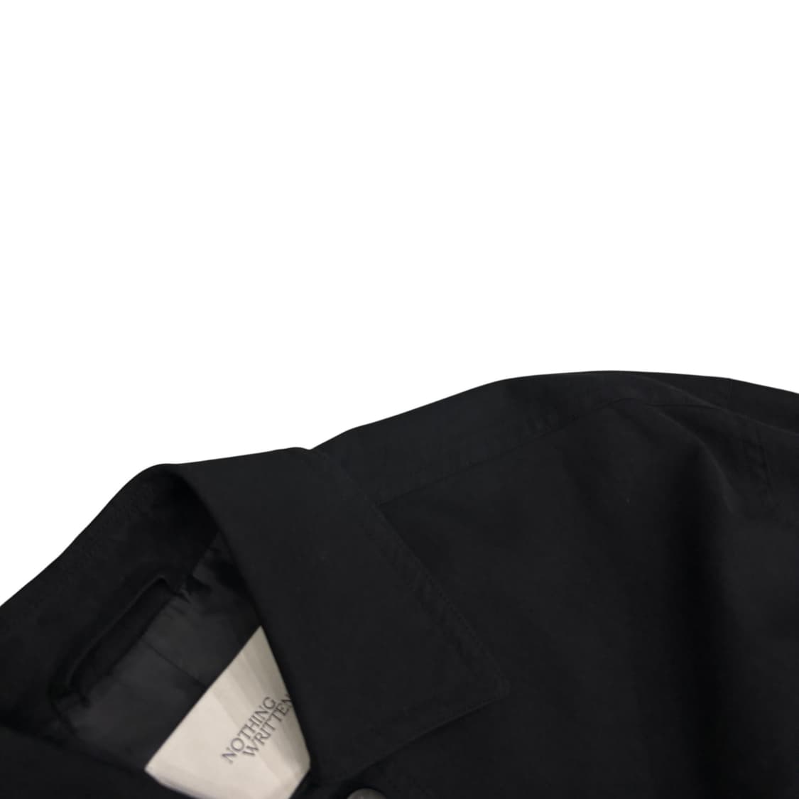 낫띵리튼 코튼 싱글 트렌치 코트 상품이미지3