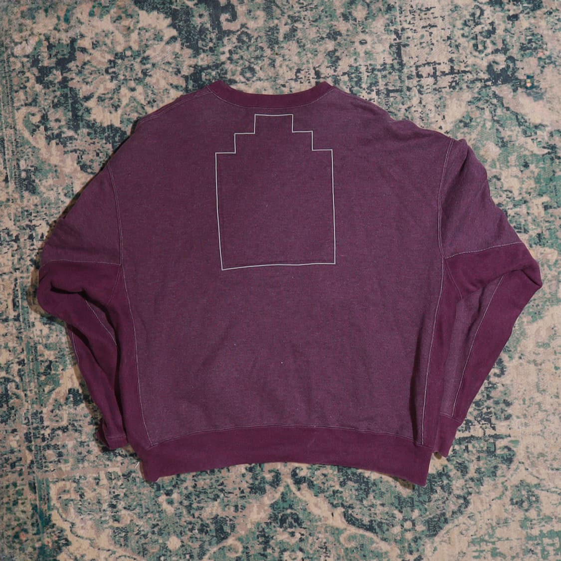 Cav Empt 카브엠트 2020 로고 자수 스웨트셔츠 (버건디 상품이미지3