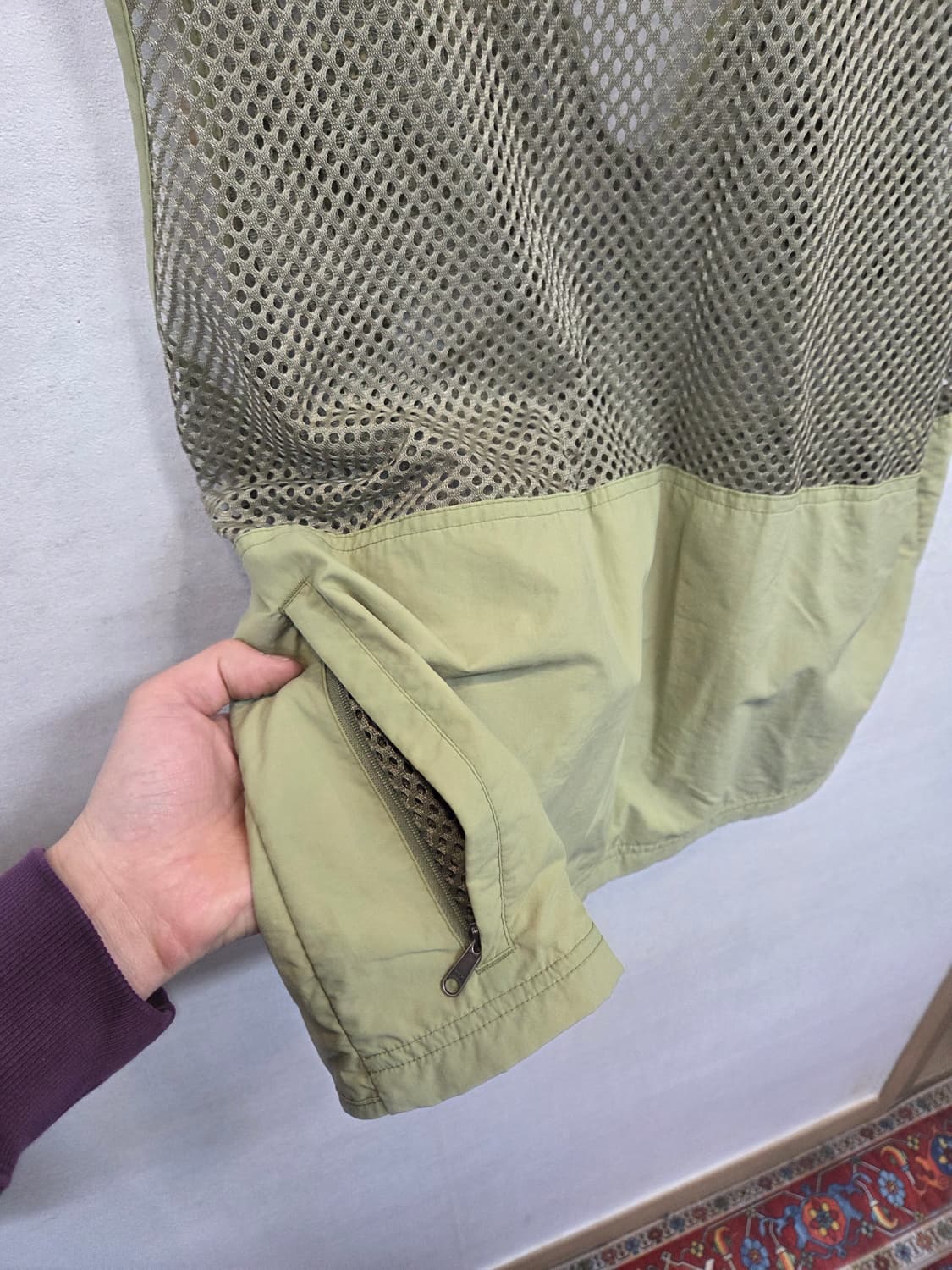 노스페이스 올드스쿨 빈티지 메쉬 낚시 조끼 xl 상품이미지3