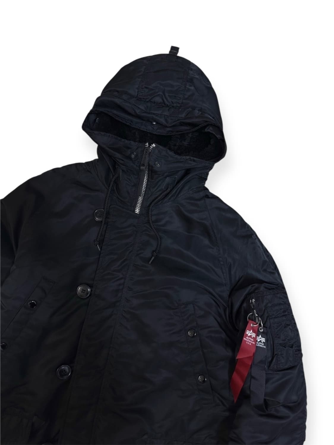 알파인더스트리 N3B 패딩 블랙 (L~2XL) 상품이미지2