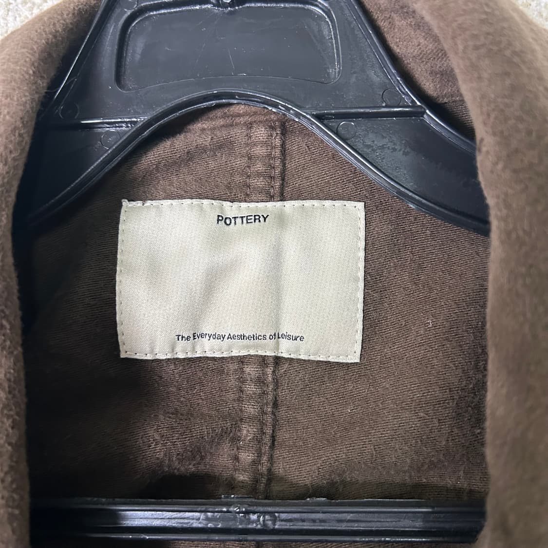 (1) 포터리 워크 자켓 브리티쉬 코튼 몰스킨 브라운 상품이미지7