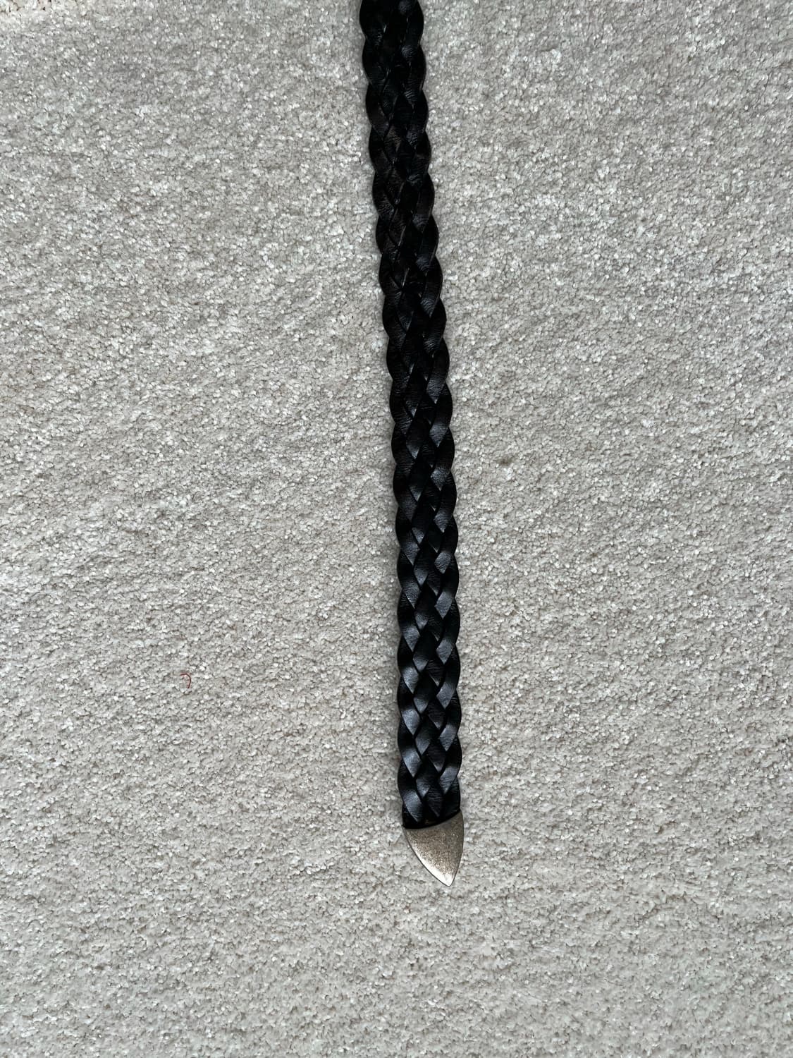 코펜하겐 핸드메이드 블랙 위빙 벨트 상품이미지6