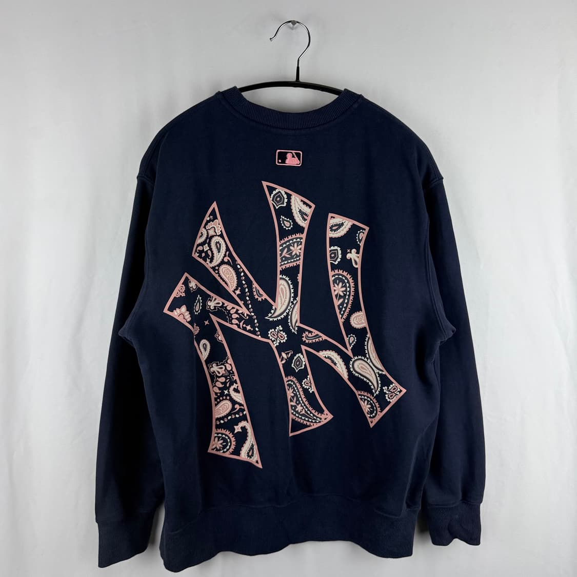 (XS) MLB 뉴욕양키즈 백로고 맨투맨 네이비 상품이미지6