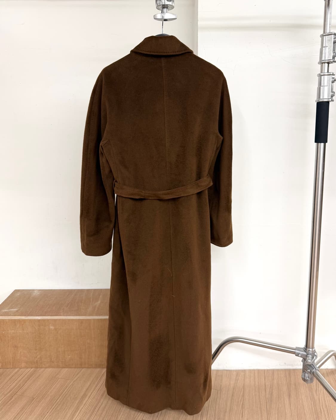 막스마라 브라운 울 캐시미어 롱코트 상품이미지6