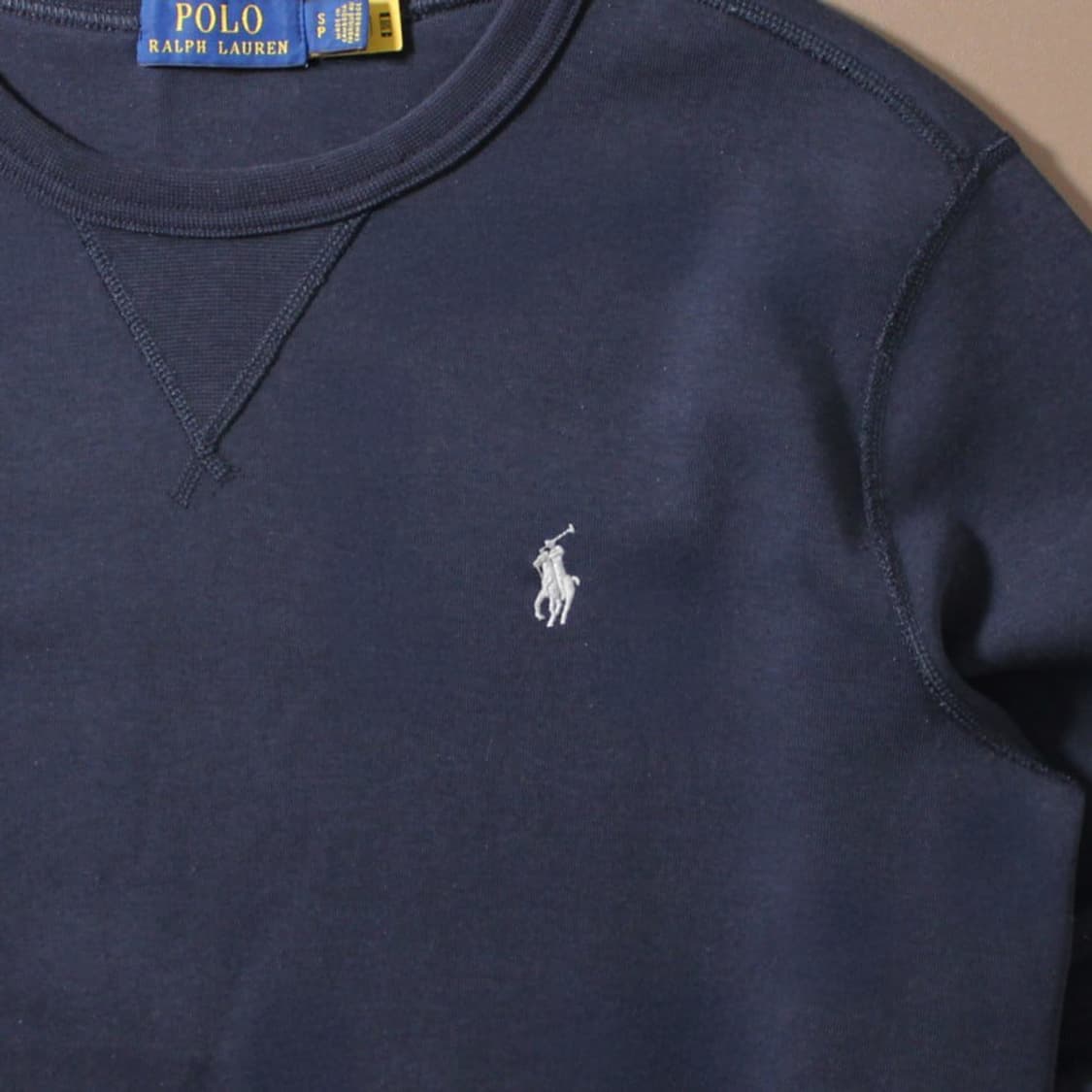 Polo 폴로 랄프로렌 화이트포니 블랙 맨투맨 (QR인증) 상품이미지4
