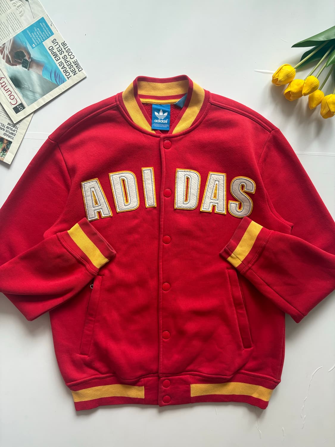 adidas 아디다스 빅로고 바시티 점퍼 상품이미지3