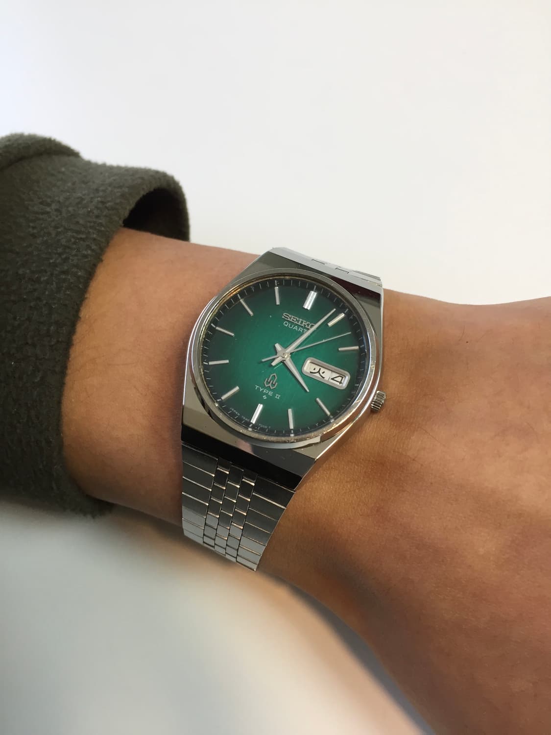 70s seiko type 2 green gradation dial 상품이미지4
