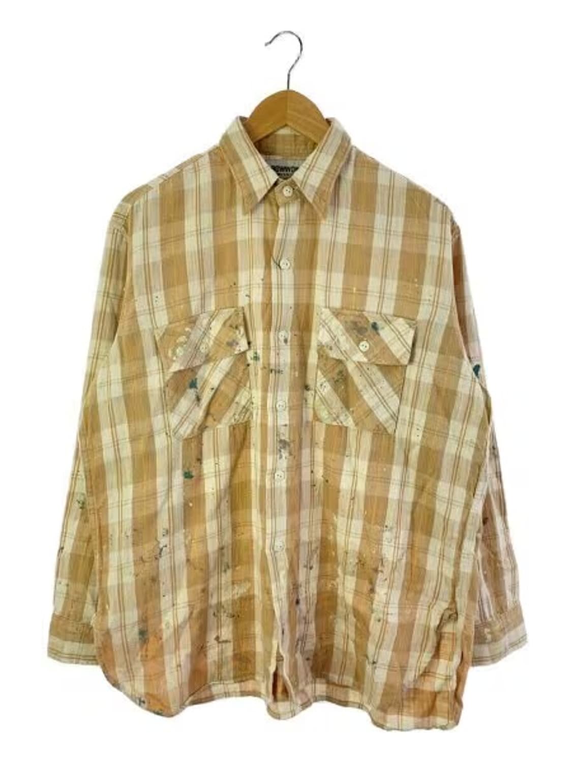 (M) BOWWOW PAINTED FLANNEL SHIRT 상품이미지1