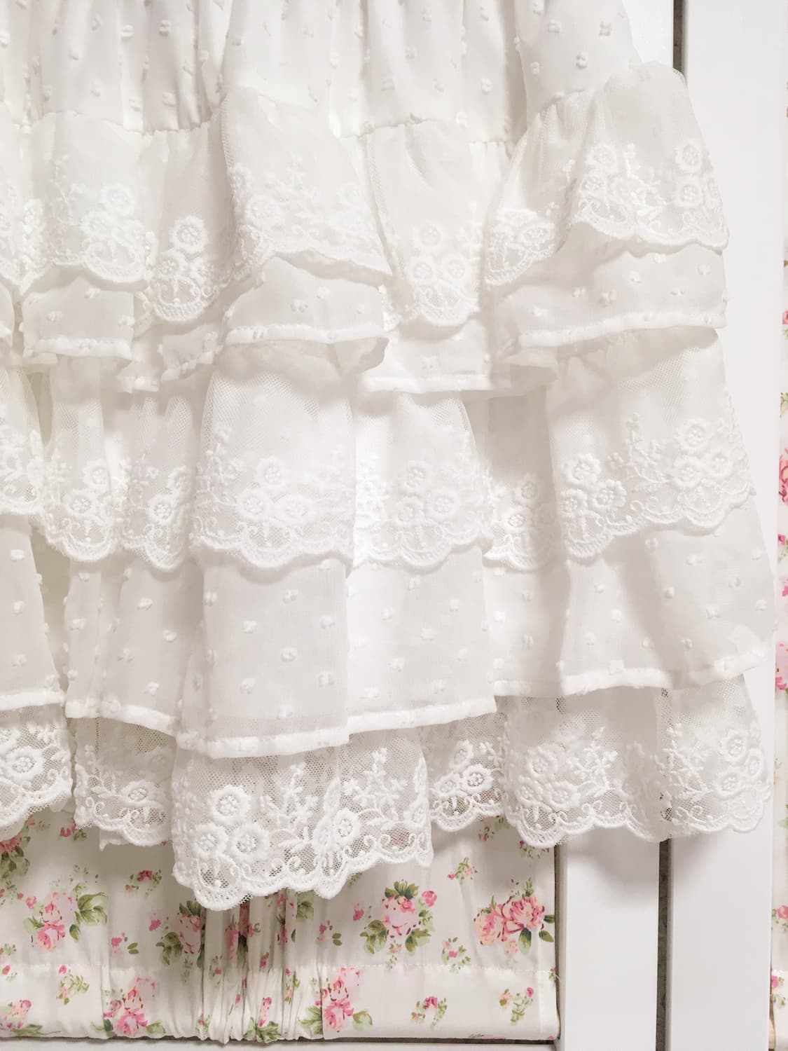 빈티지 화이트 레이스 캉캉 스커트 상품이미지2