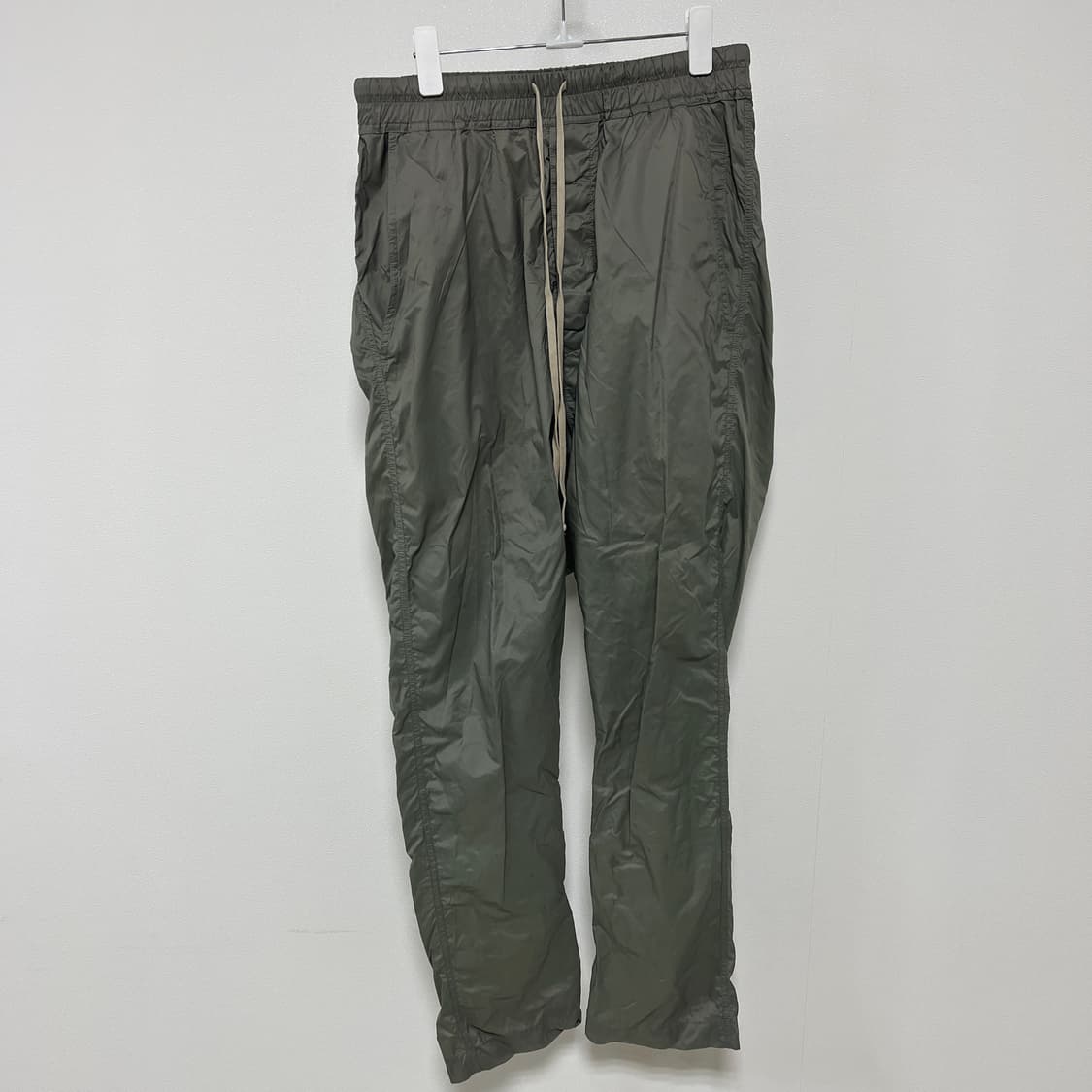 릭오웬스 20SS 다크쉐도우 드로우스트링 롱 나일론 사루엘 팬츠 더스트 상품이미지2