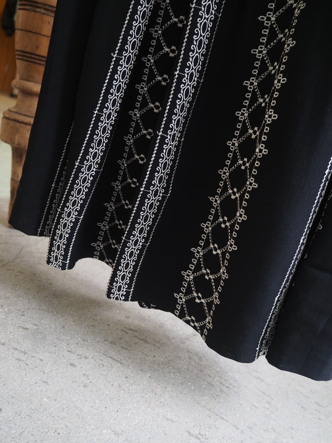 AMACA embroidery skirt  상품이미지3