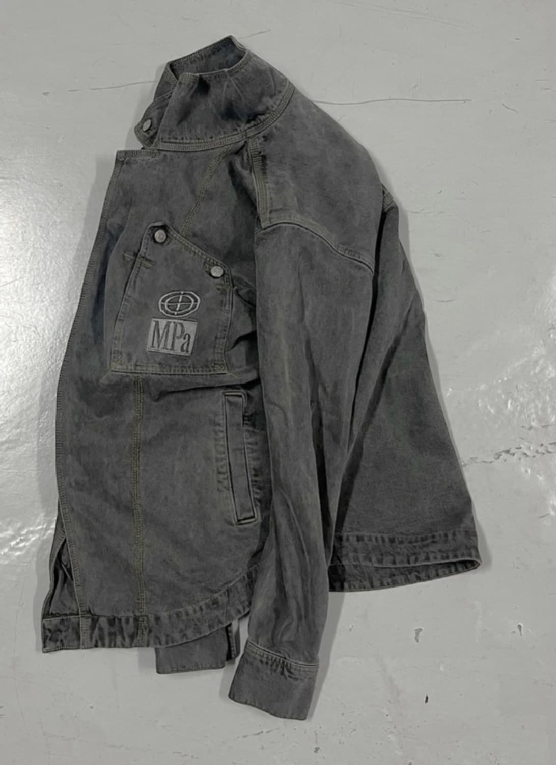 교환)trapezoid자켓 (asphalt-> black) 상품이미지3