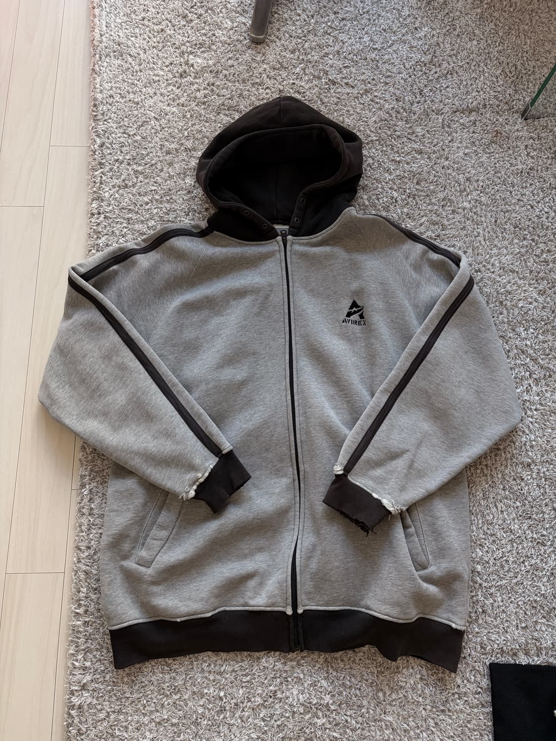 아비렉스 데미지 후드집업 xl 상품이미지1