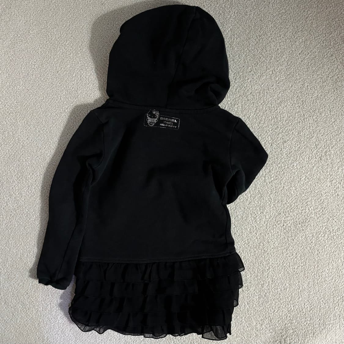 [아동복] 디젤 헬로키티 블랙 후드 원피스 상품이미지4