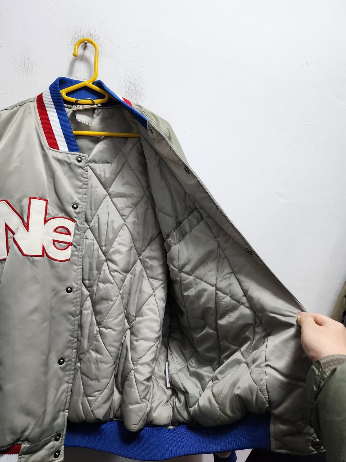 마제스틱 90s NBA 뉴져지 스타디움 자켓  상품이미지5