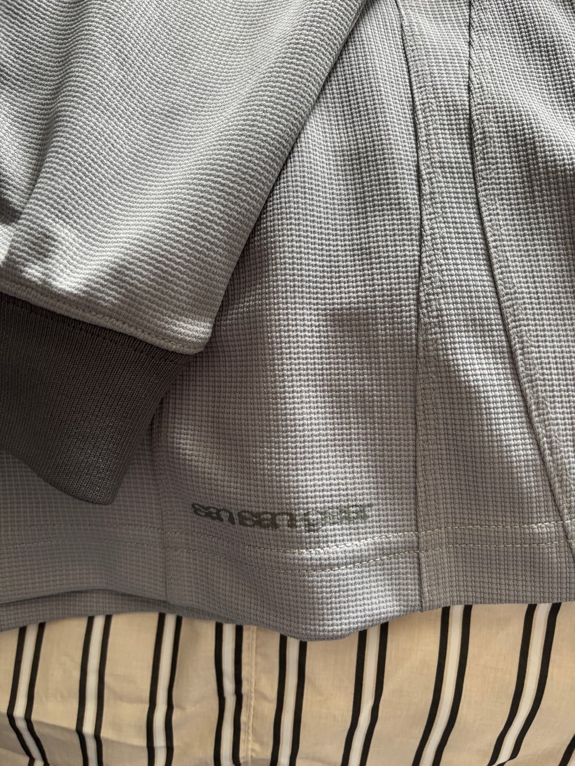 산산기어 PLACKET LONG SLEEVES [Grey] 2 size 상품이미지4