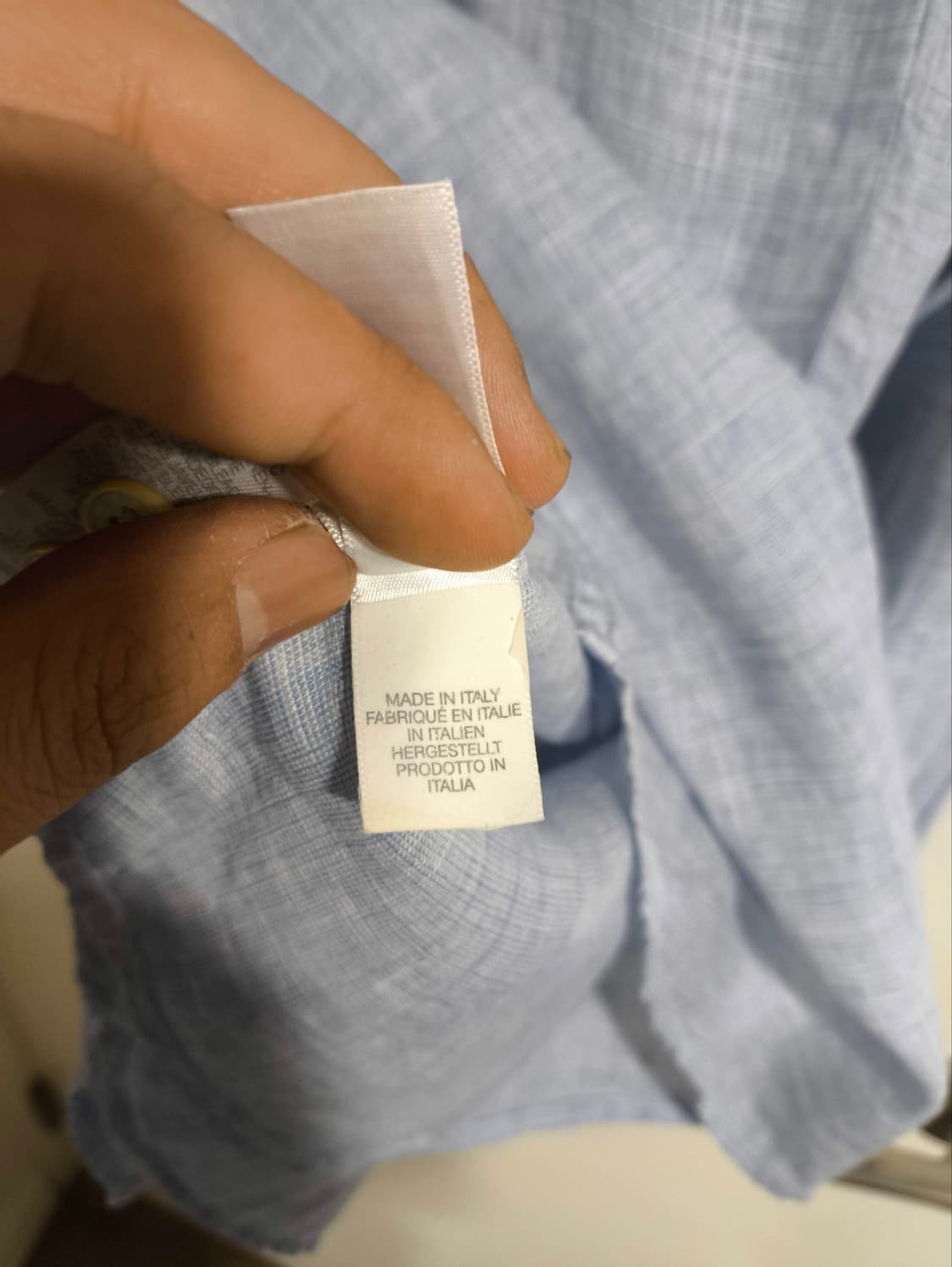 100 (15.5) 폴스미스 슬림핏 린넨 셔츠 이태리제 상품이미지9