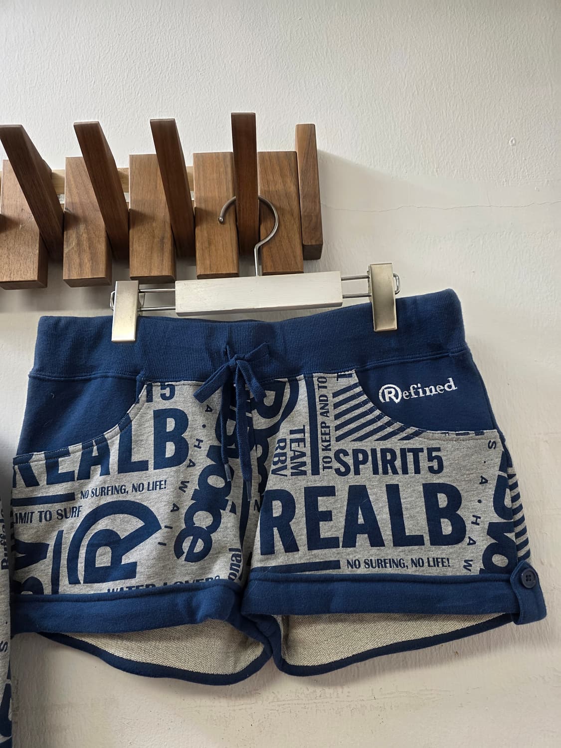 일본빈티지 Refined 상하의 세트 폰트패턴 상품이미지6