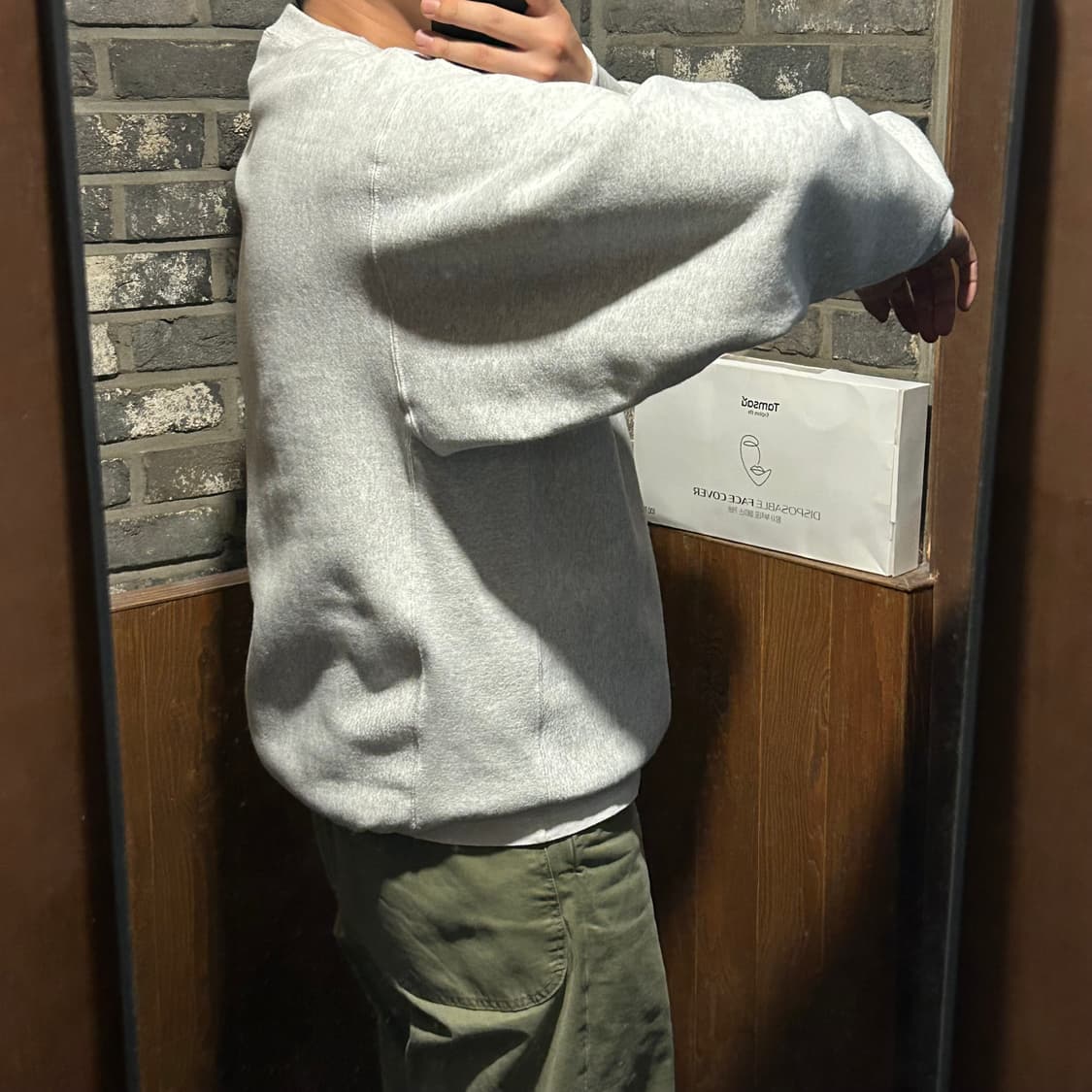 L) 90s USA SANTEE 헤비웨이트 리버스위브 맨투맨 상품이미지9