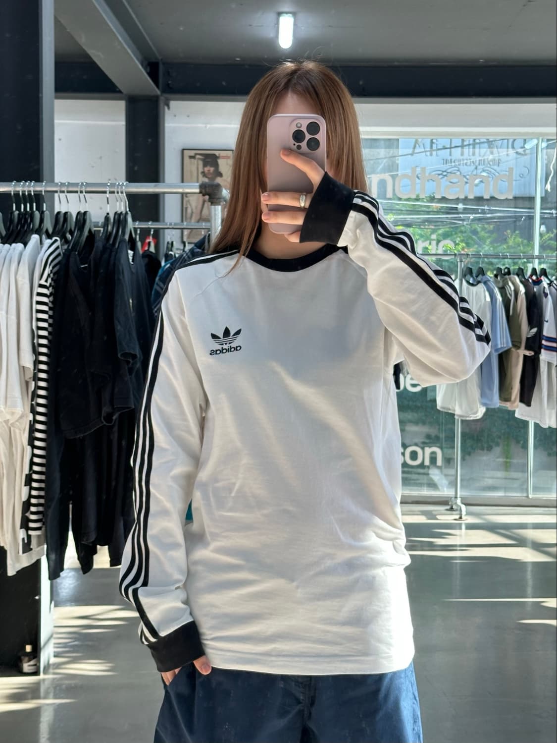 아디다스 트레포일 3S 롱슬리브 상품이미지1