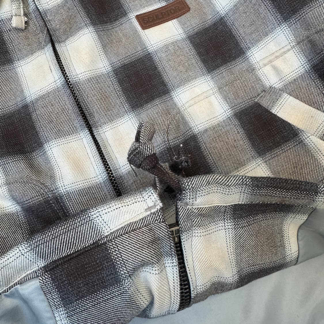 스컬프터 체크 스커트 자켓 셋업 세트 상품이미지4