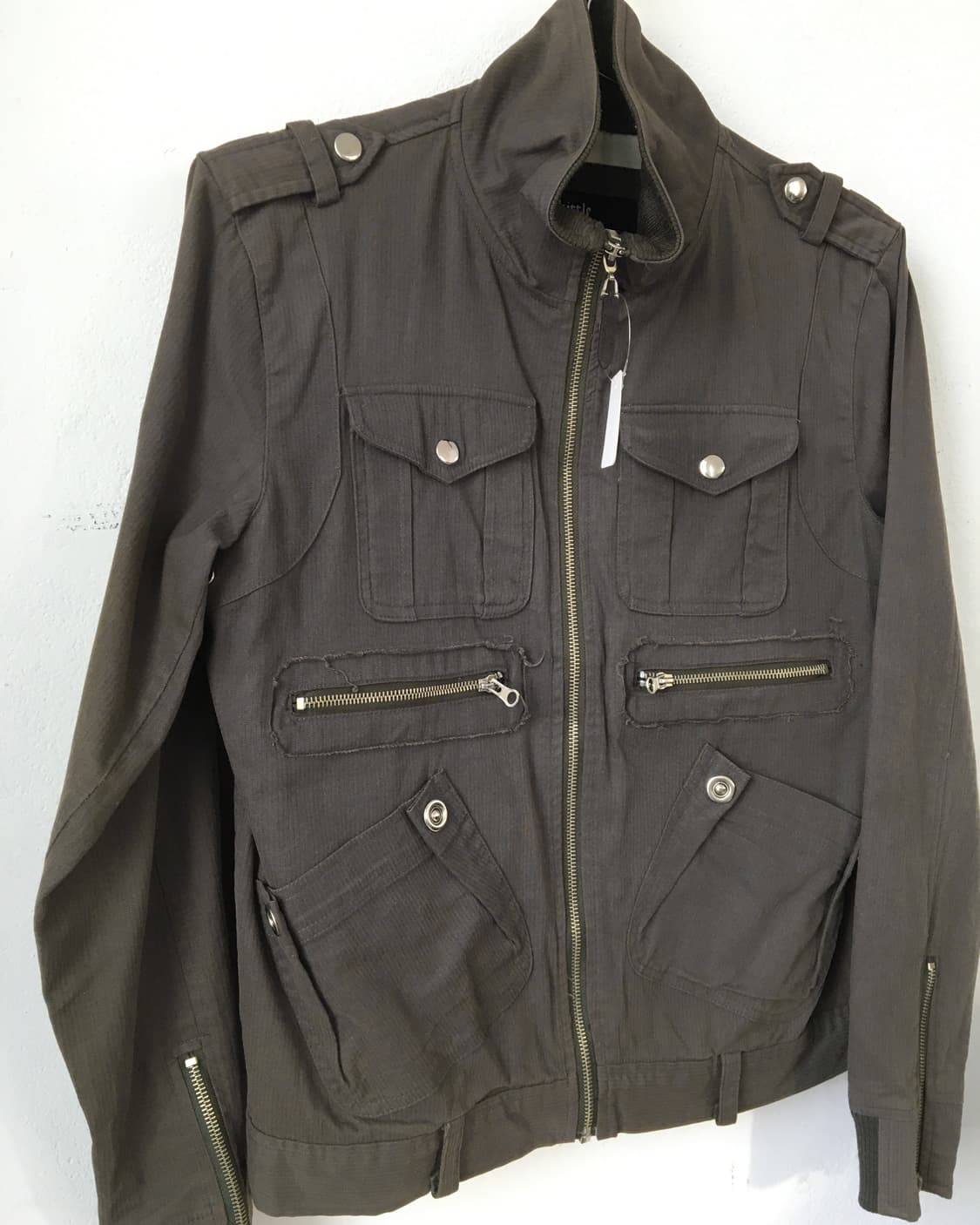 Multi pocket high neck zip up 상품이미지4