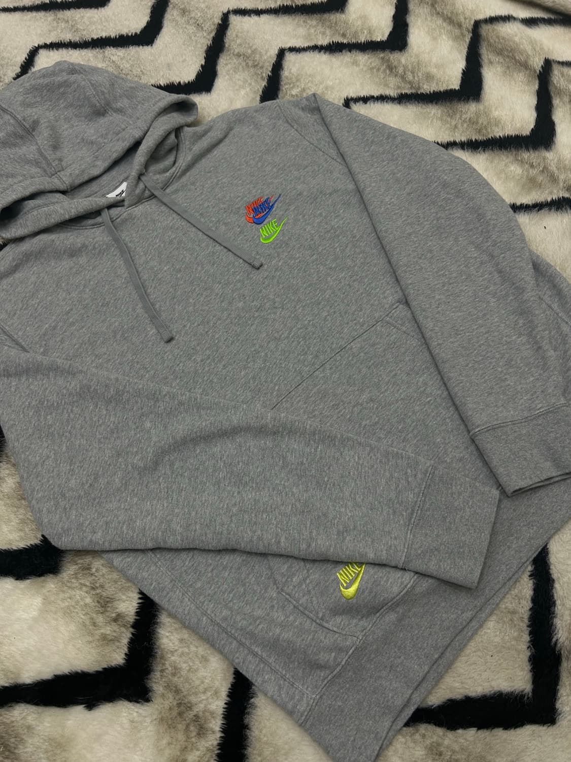 [XL]나이키 NSW 멀티 스우시 후드/그레이 상품이미지3