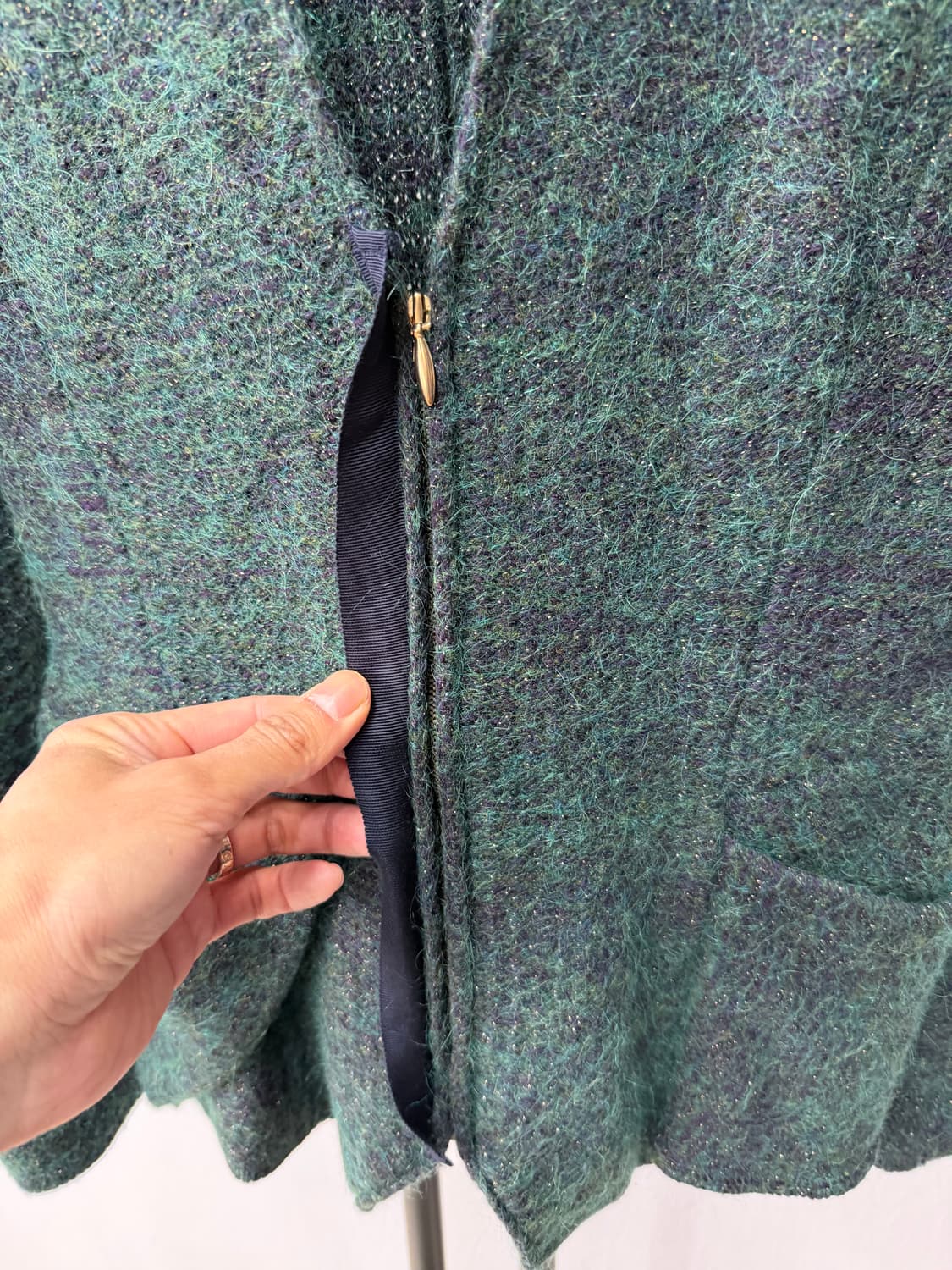 정품) 랑방 한섬 캐시미어 가디건 90 F 상품이미지4