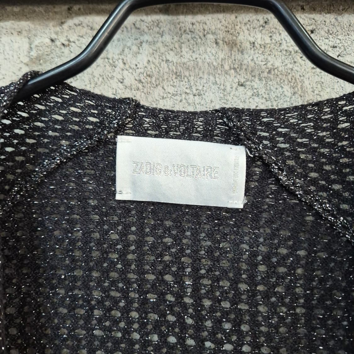 쟈딕앤볼테르 다프네 메탈릭 오픈 프런트 가디건 상품이미지7