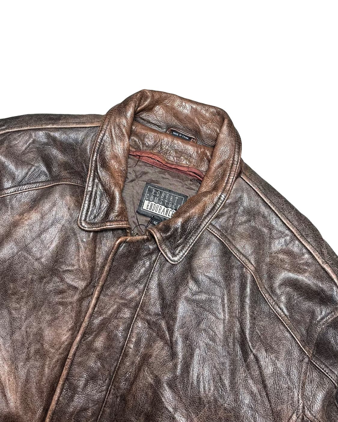 Old 헤비 리얼 레더 A-2 플라이트 자켓  상품이미지3