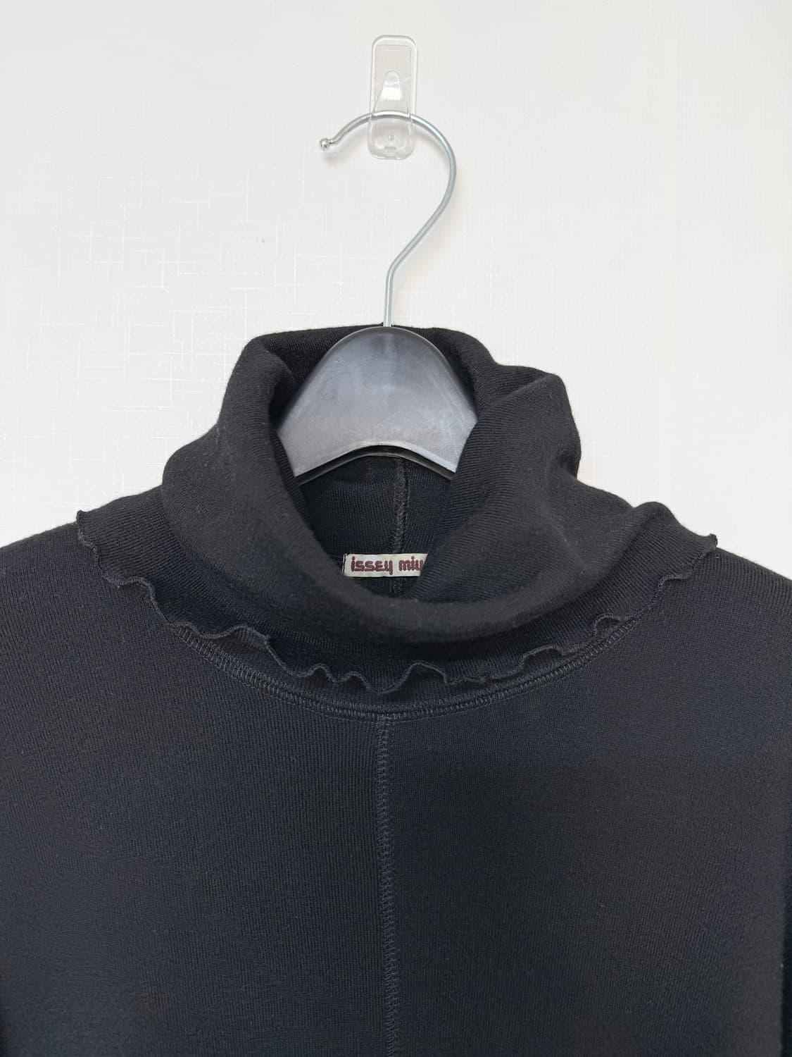 issey miyake 셔링 터틀넥 울 니트 상품이미지3