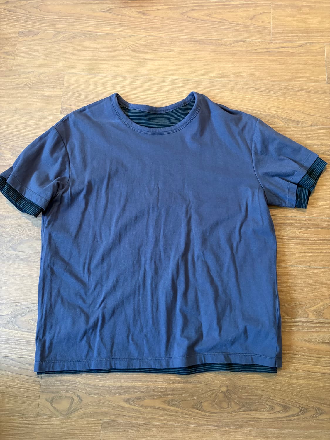 해칭룸 Two Face Tee 1/2 Purple Charcoal (1) 상품이미지3