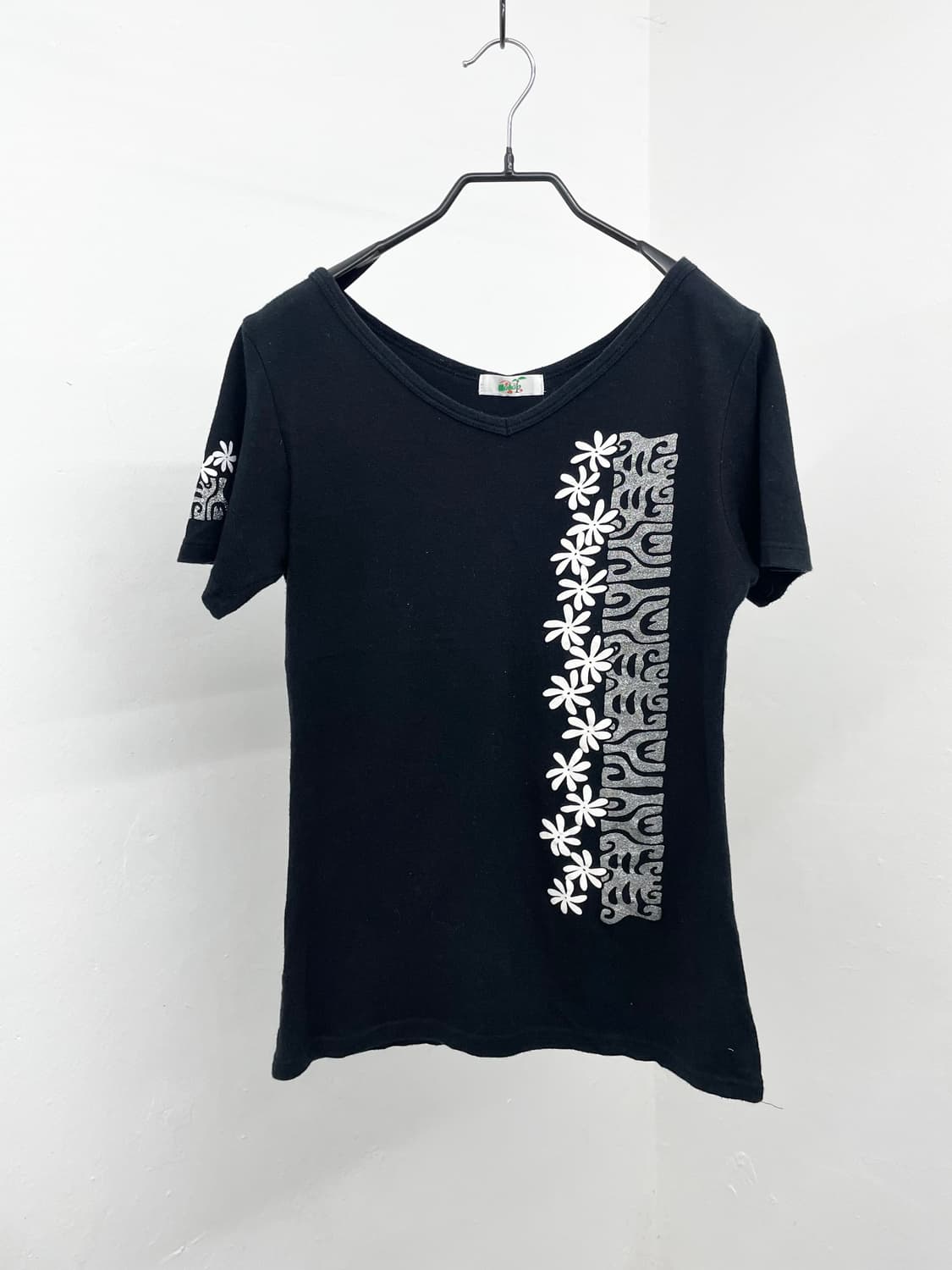 블랙 오리엔탈 패턴 탑 상품이미지3