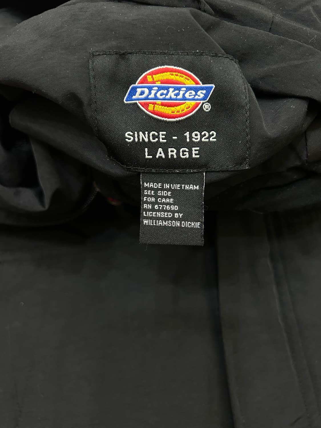 [L]디키즈 후드 바람막이/블랙 상품이미지5