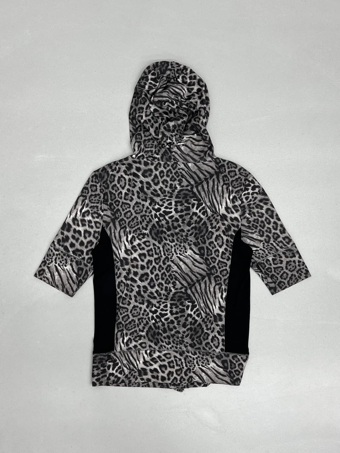 WILD PARTY 레오파드 반팔 후드 집업 상품이미지7