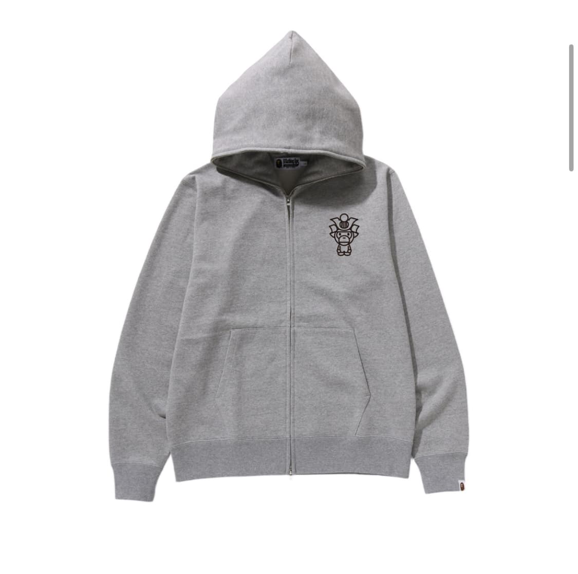 베이프 교토 베이비 마일로 사무라이 풀 집 후드 그레이 - 교토 스토어 상품이미지1