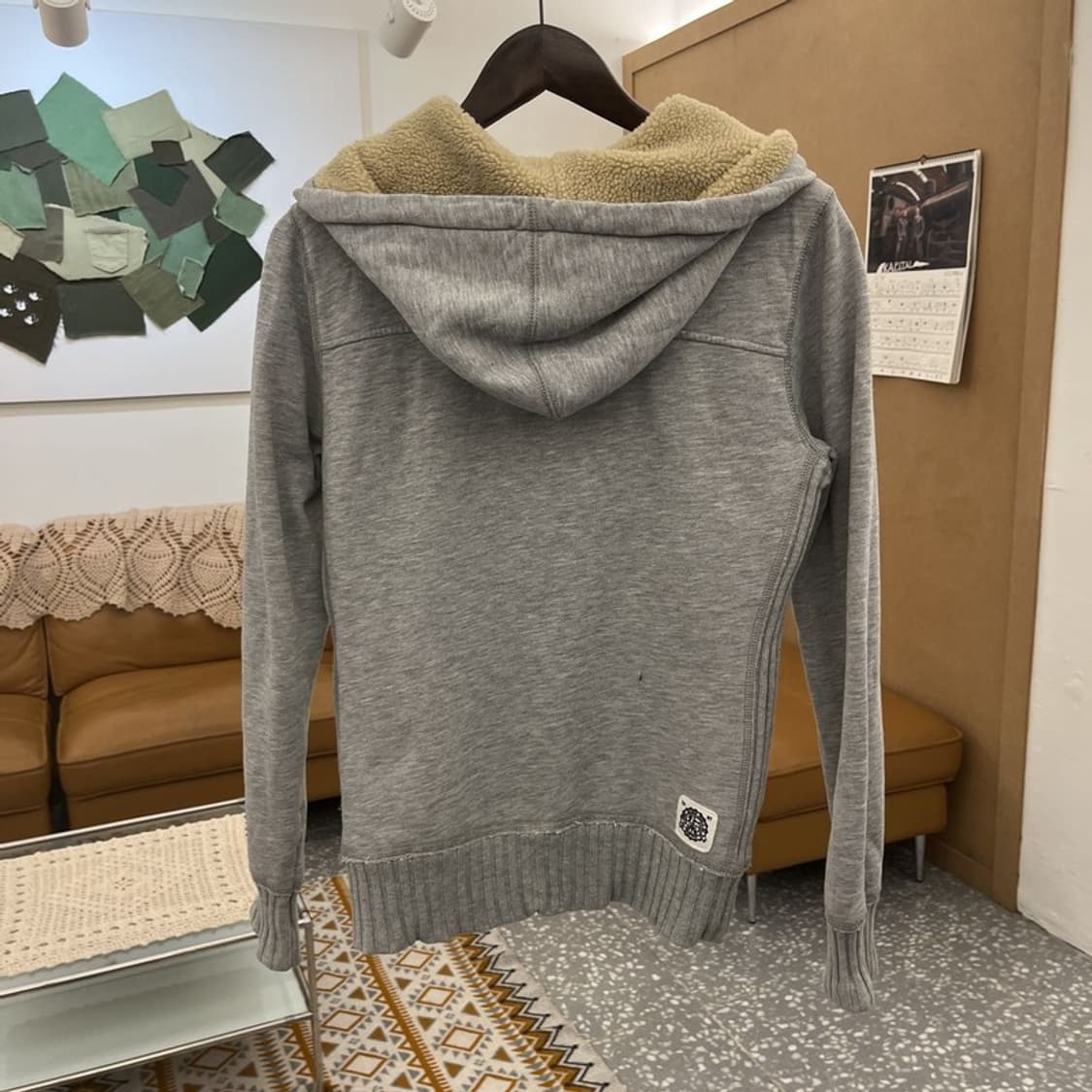 타미힐피거 빈티지 캐주얼 슬림핏 양털 후드집업 M C10680 상품이미지5