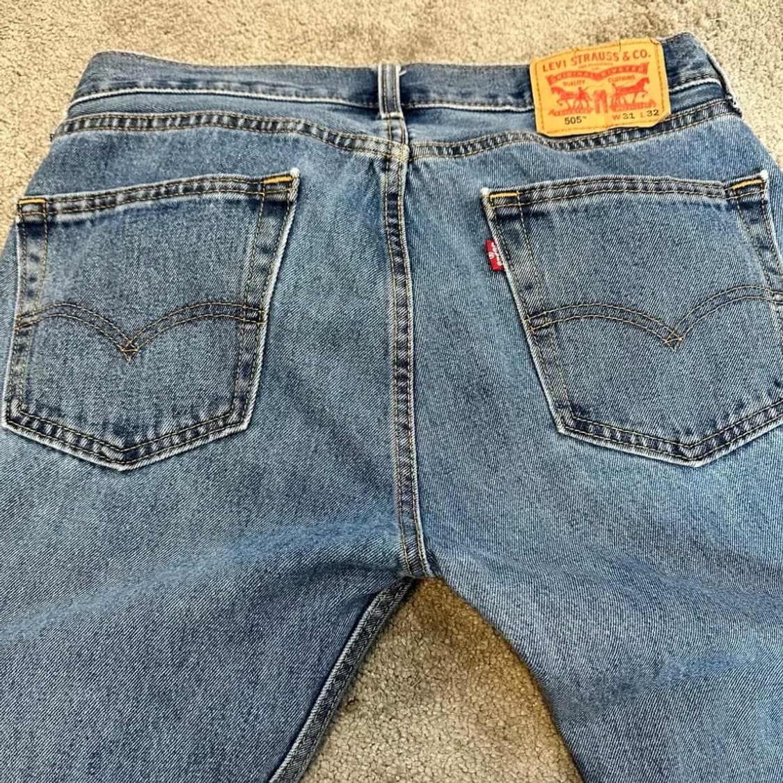 리바이스505 중청 데님 팬츠(31) 상품이미지9