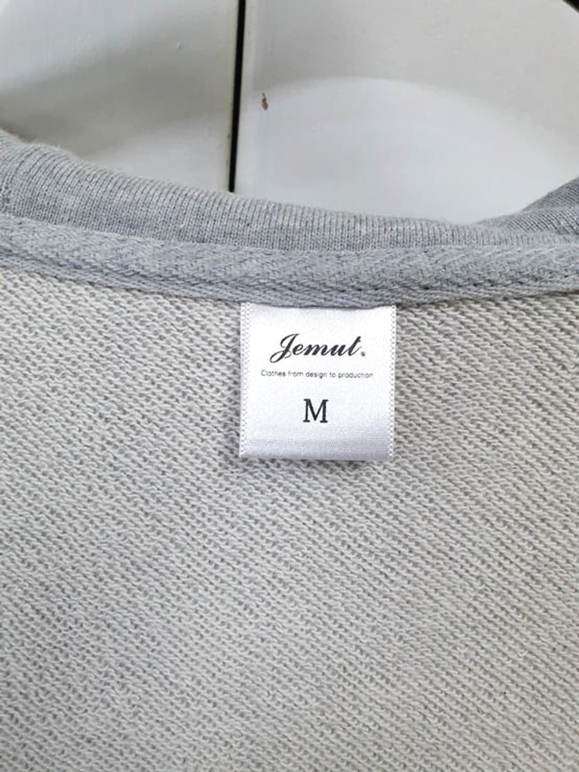 제멋 남성 오버핏 크롭 후드집업 그레이 M 상품이미지5