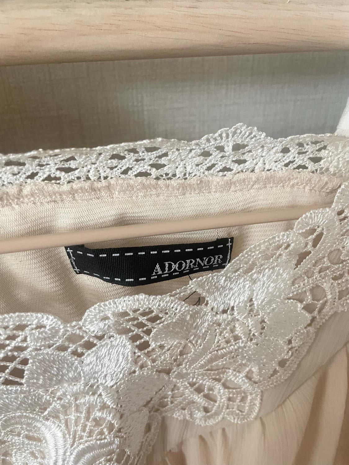 모리걸 빈티지 크로쉐 쉬폰 블라우스 💛🤍 상품이미지2