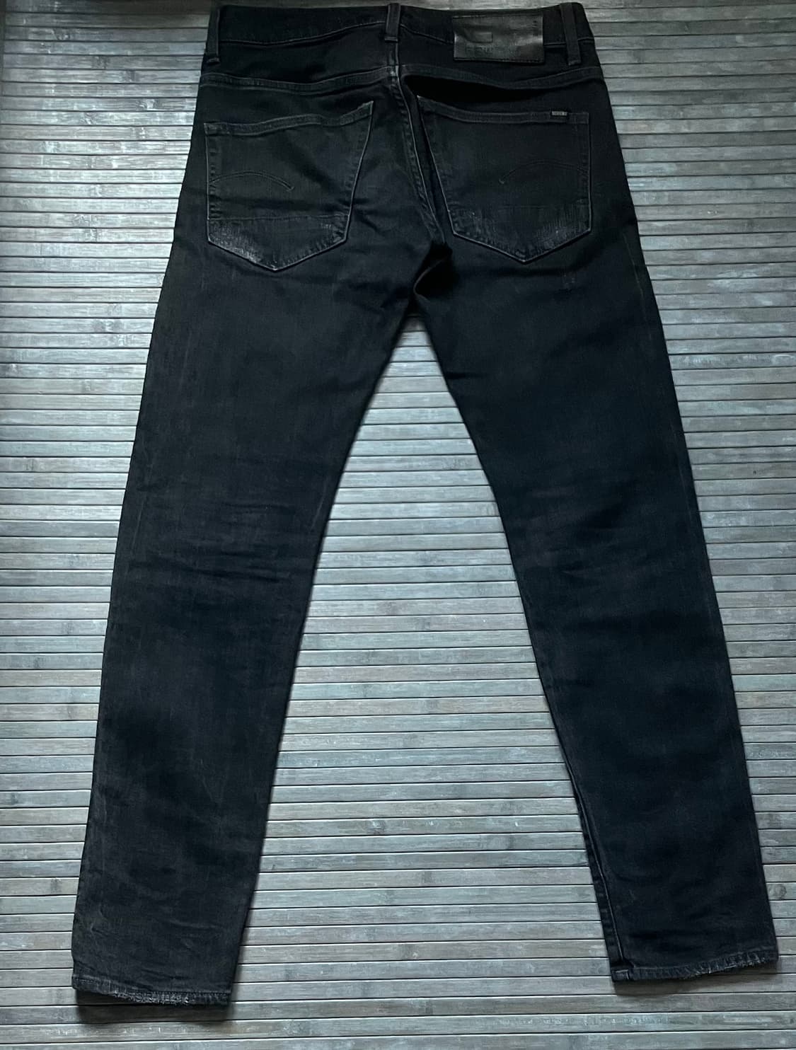 Slim restored black denim  상품이미지2