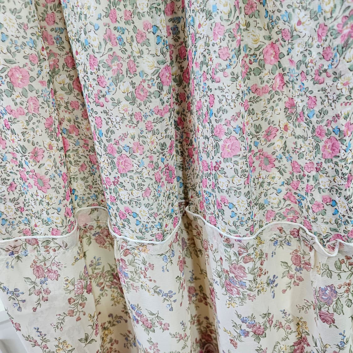 플라워 패치워크 롱 원피스 상품이미지6