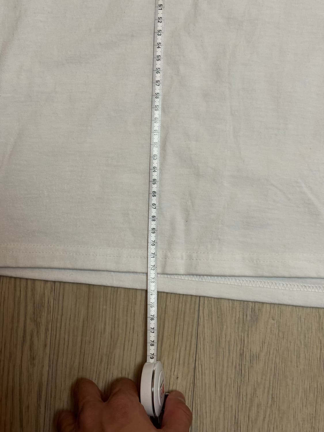 리얼맥코이 로고 롱슬리브 화이트 상품이미지4