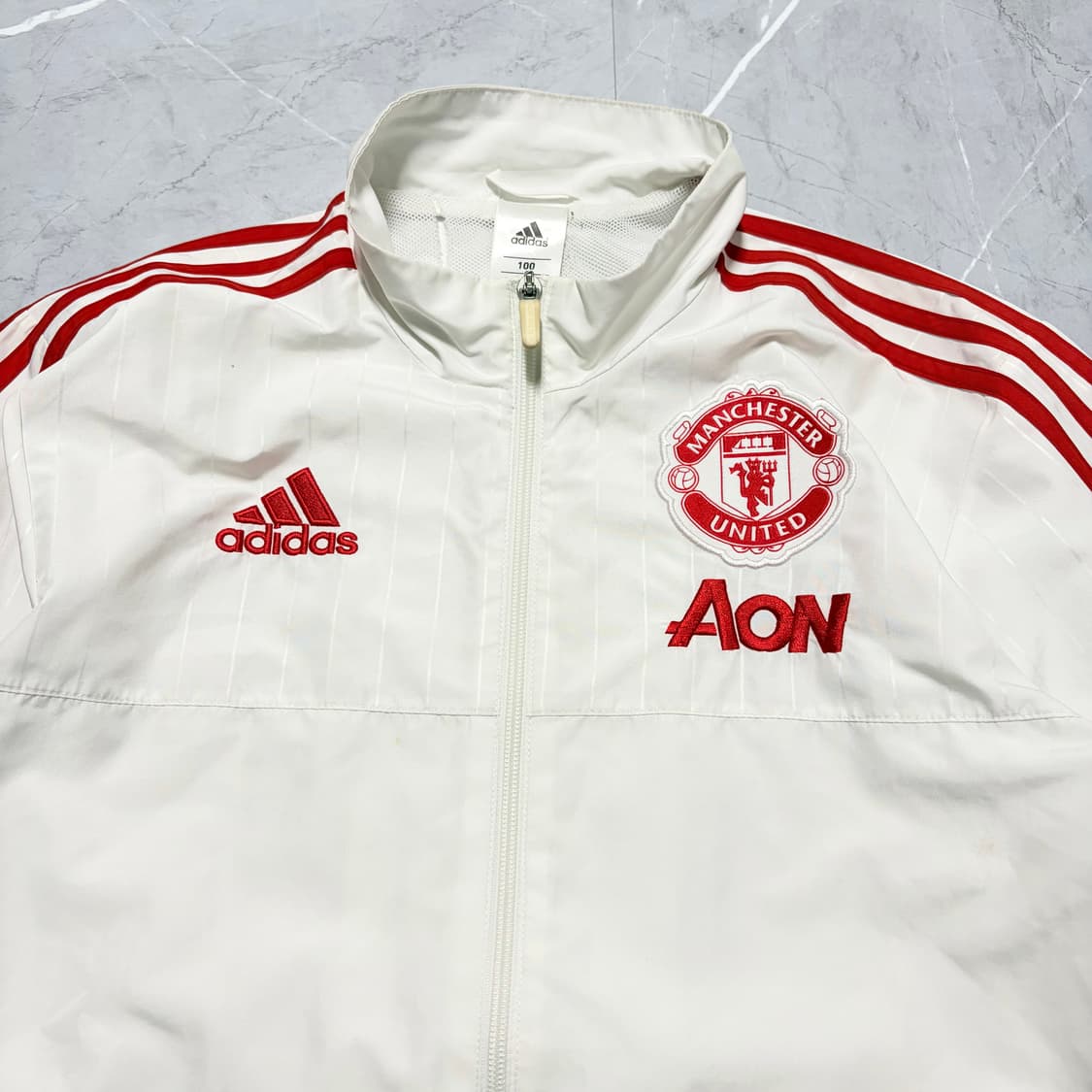 15 16 아디다스 맨유 맨체스터 유나이티드 축구팀 바람막이 L 상품이미지3