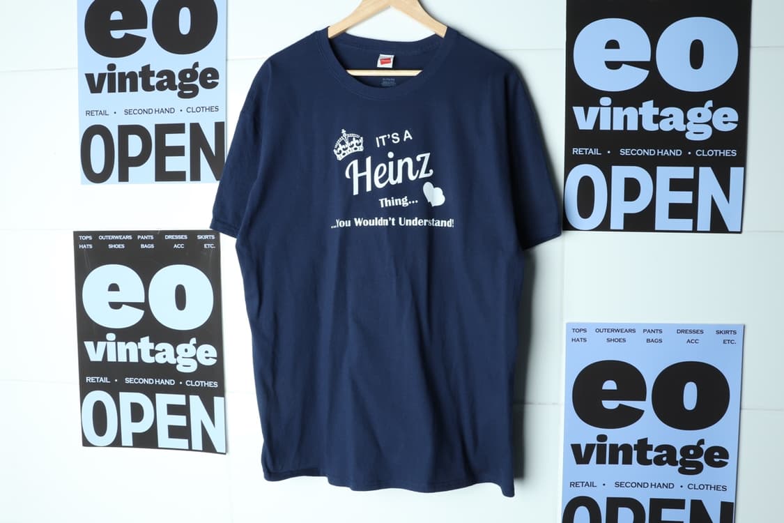 (XL-3XL) 헤인즈 반팔 티셔츠 빅사이즈 USA 네이비-H30046 상품이미지2